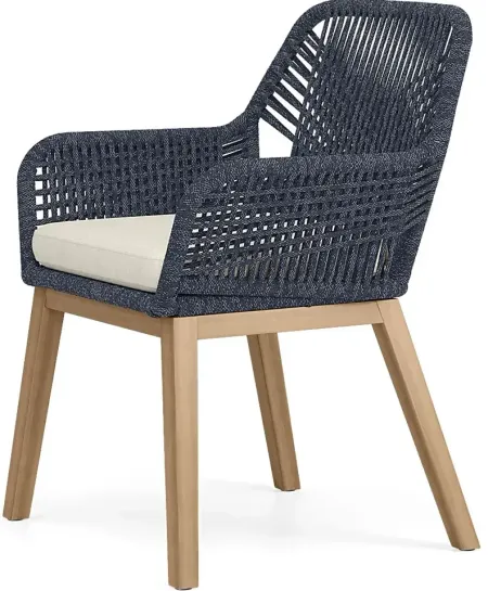 Tessere Blue Outdoor Arm Chair