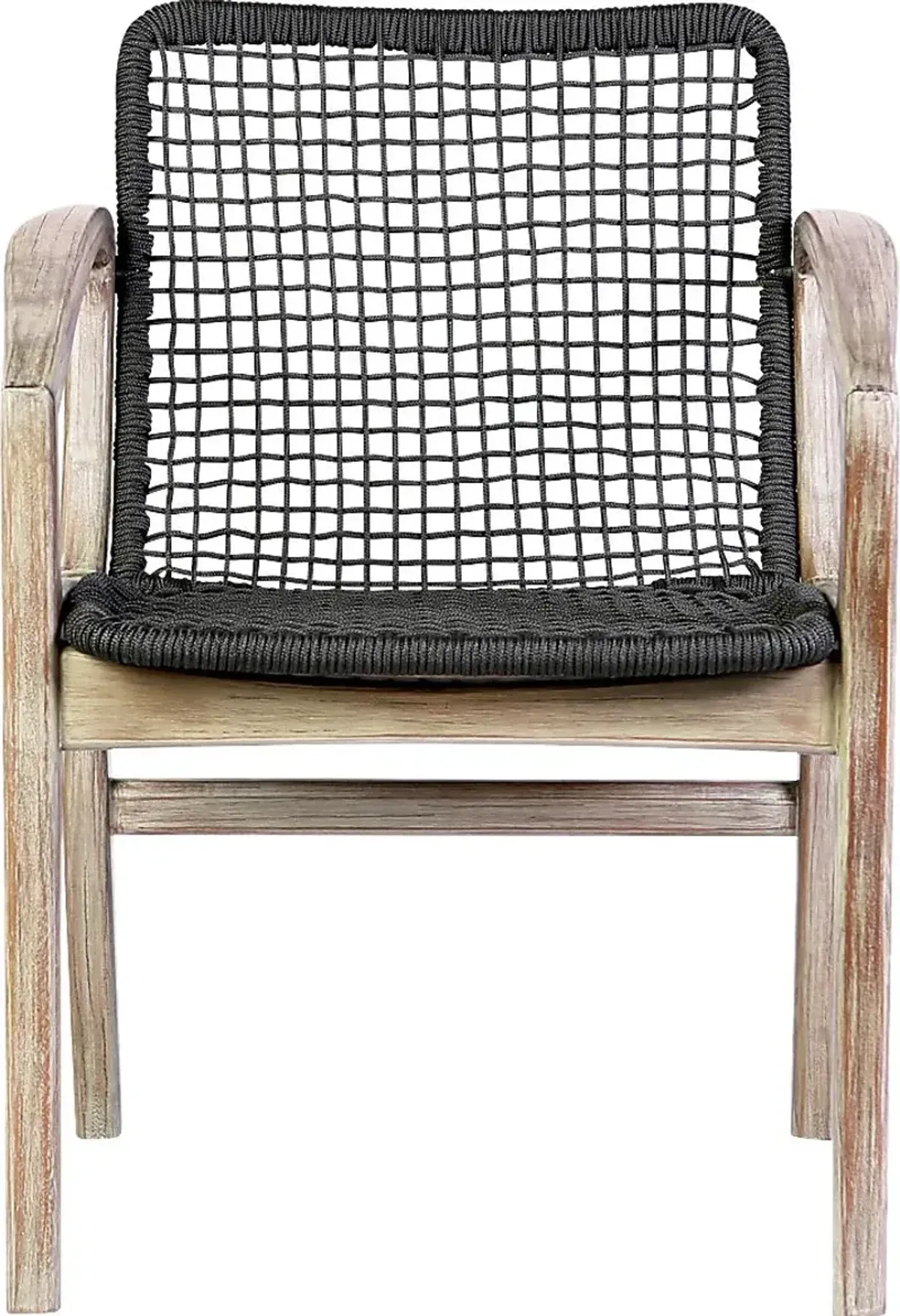 Outdoor Boudinot Black Arm Chair