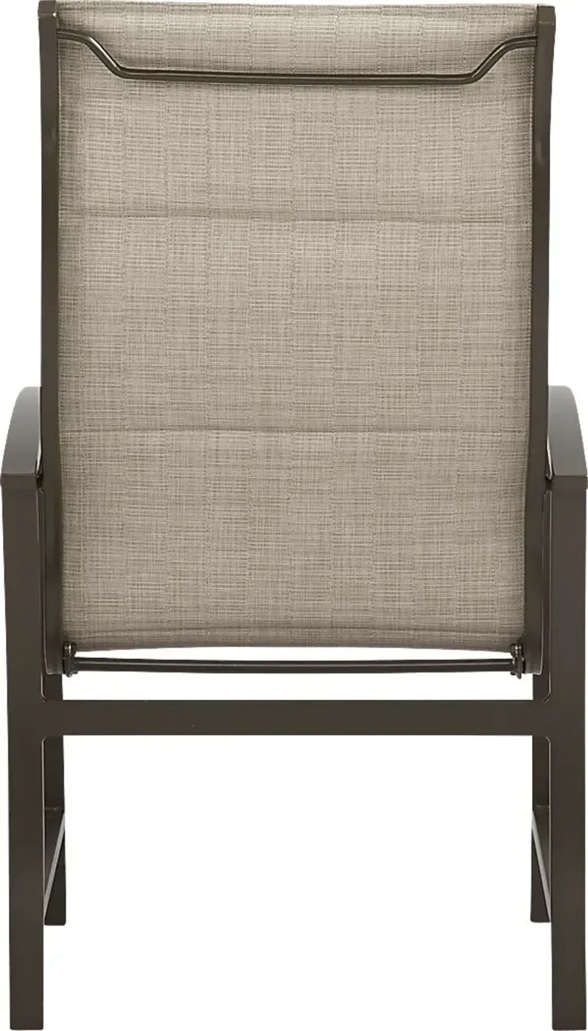 Lake Breeze Aged Bronze Outdoor Sling Dining Chair