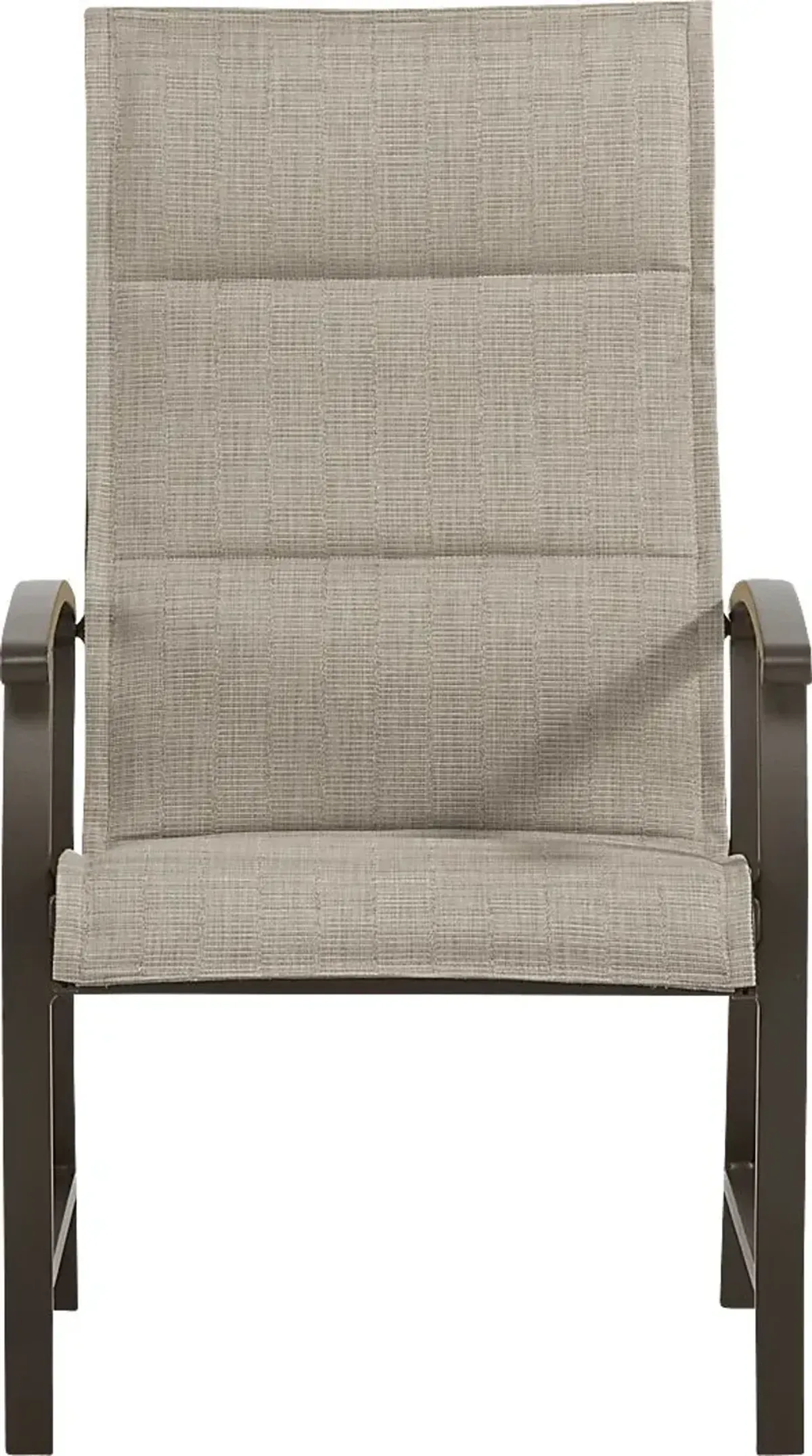 Lake Breeze Aged Bronze Outdoor Sling Dining Chair