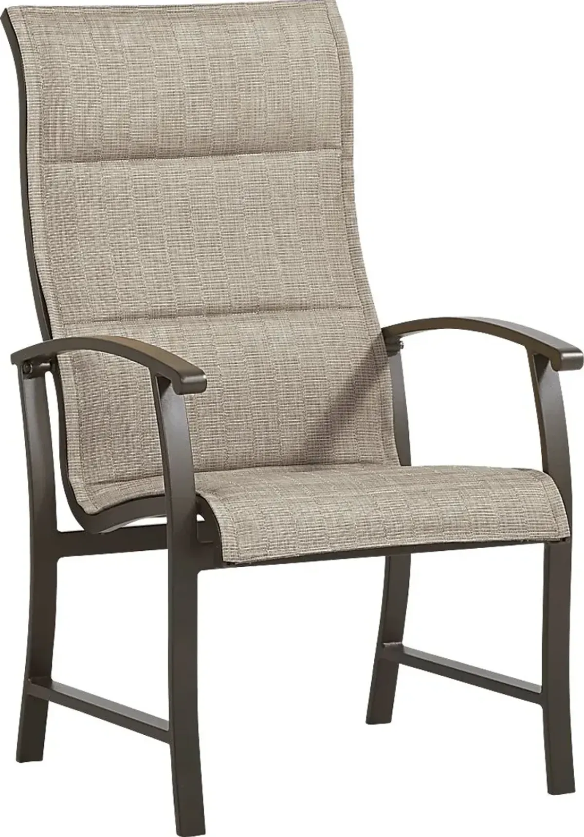 Lake Breeze Aged Bronze Outdoor Sling Dining Chair