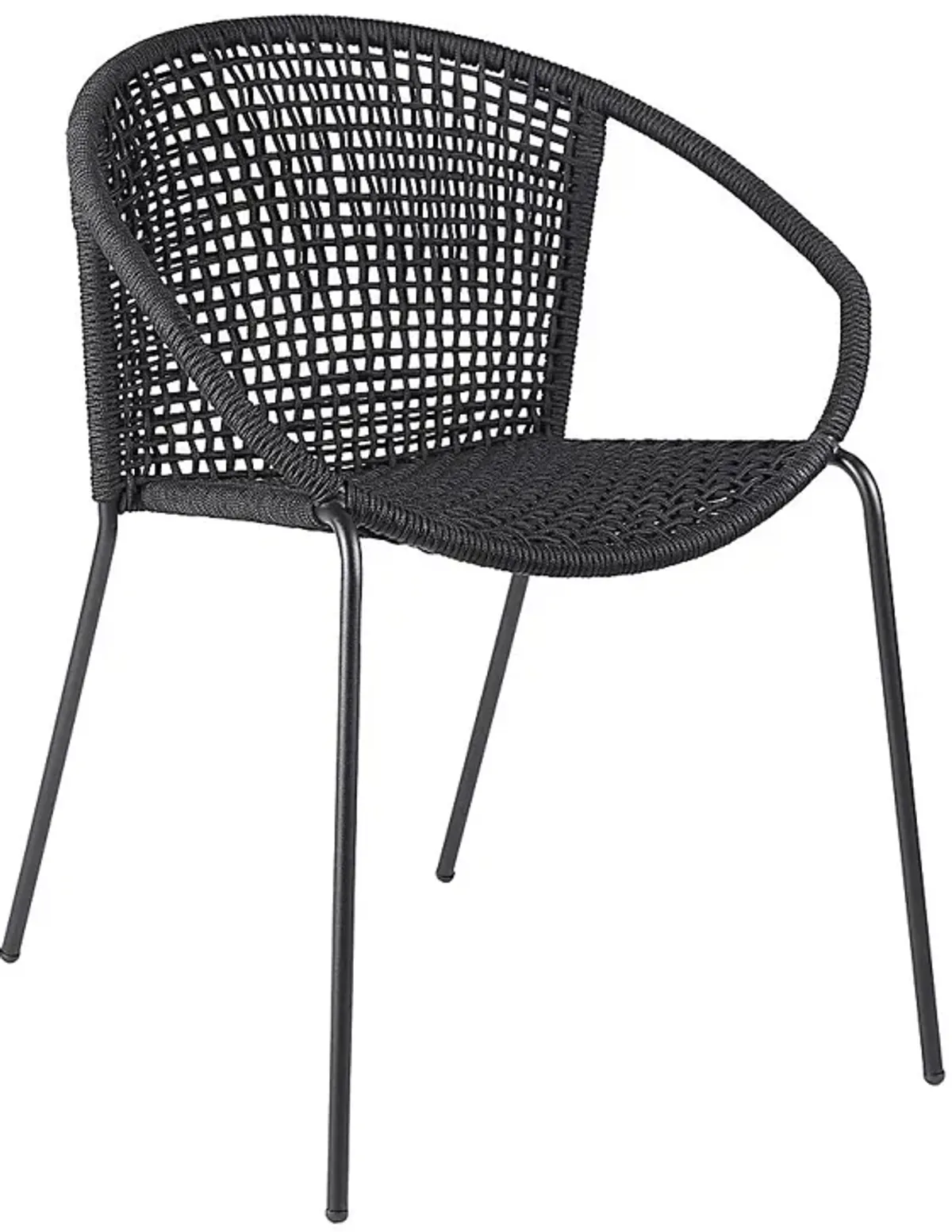 Terela Black Outdoor Arm Chair, Set of 2