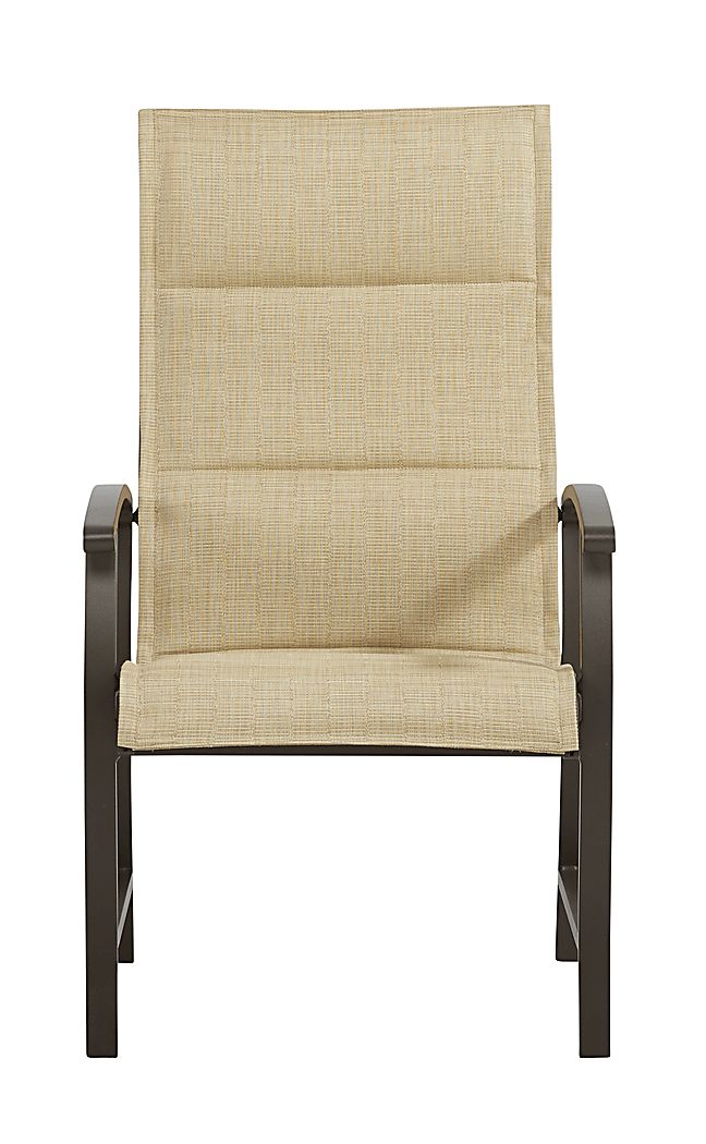 Lake Breeze Aged Bronze Outdoor Sling Dining Chair
