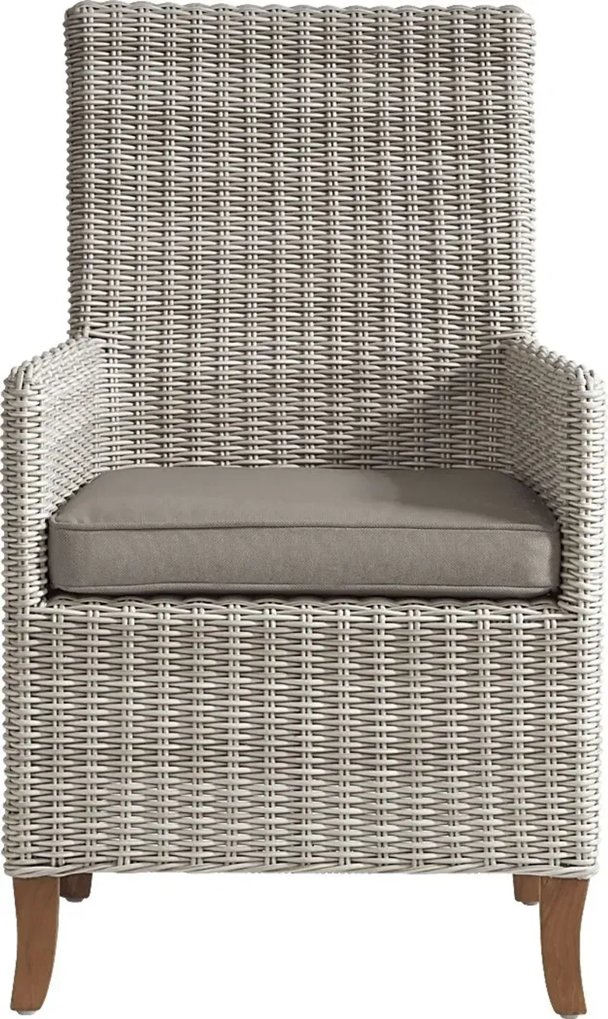 Patmos Gray Outdoor Arm Chair