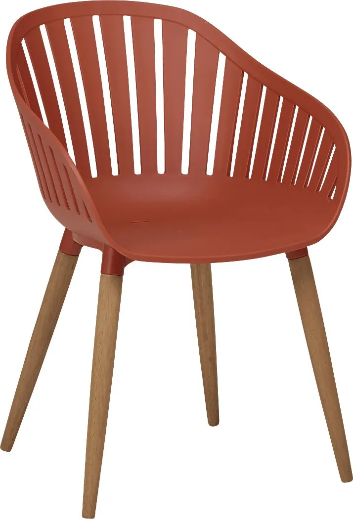 Nassau Orange Outdoor Side Chair