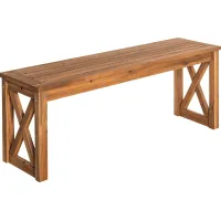 Briarwick Brown Outdoor Accent Bench