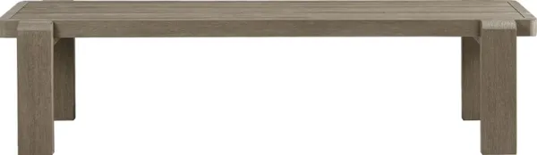 Montecello Gray Outdoor 74 in. Bench