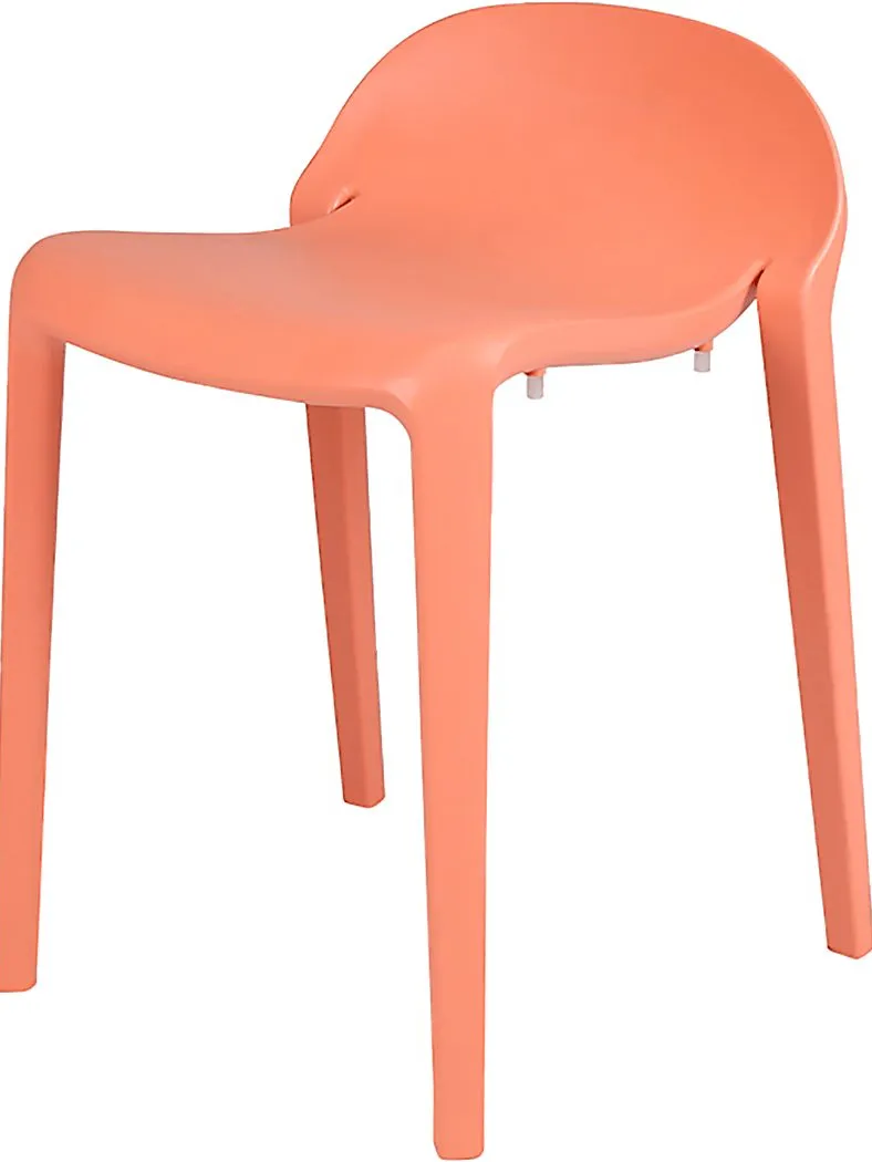 Outdoor Lulia Salmon Stool, Set of 2