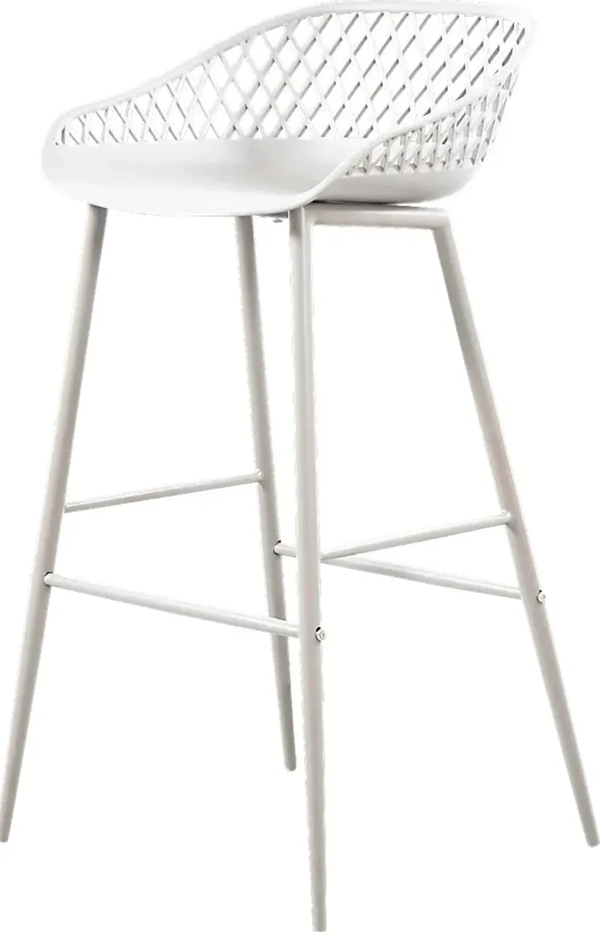 Belcross White Outdoor Barstool, Set of 2