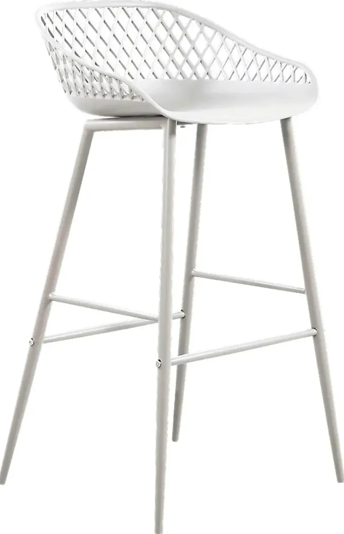 Belcross White Outdoor Barstool, Set of 2