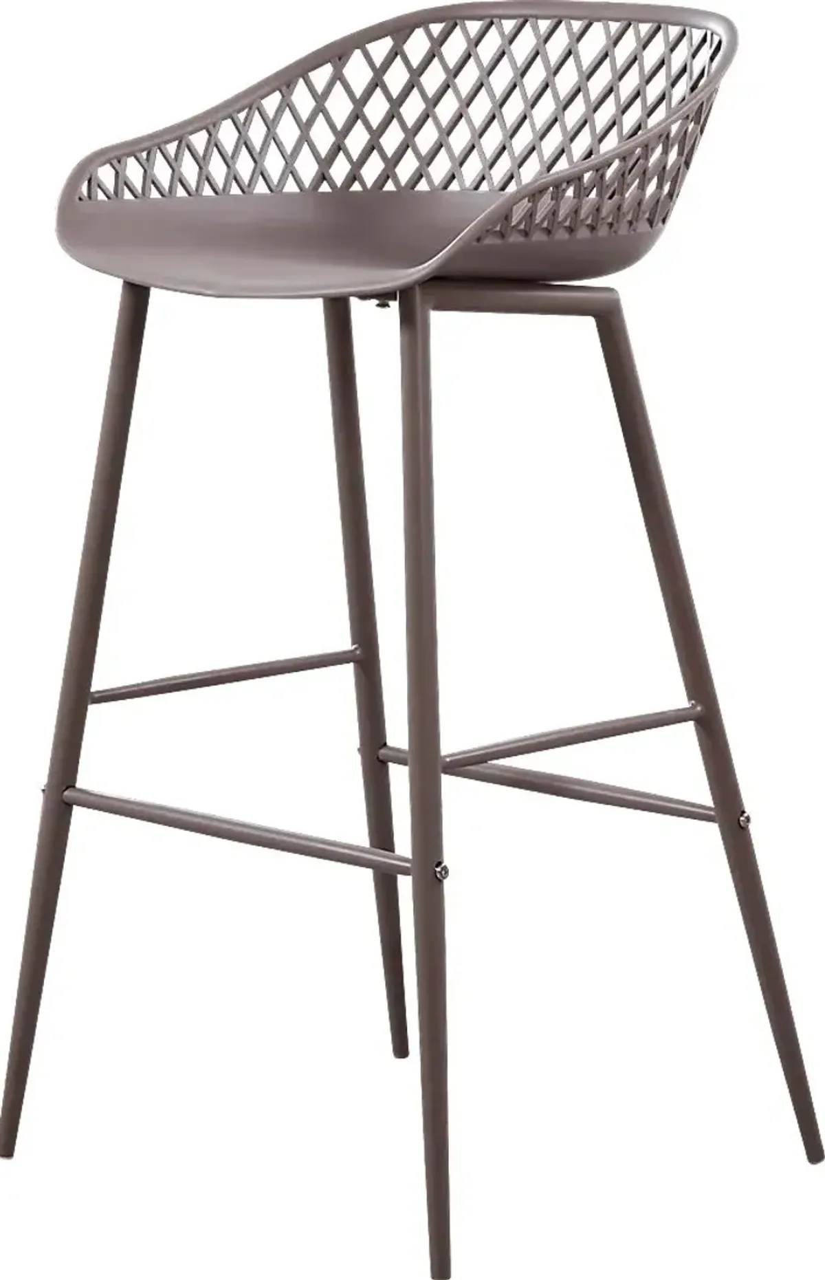 Belcross Gray Outdoor Barstool