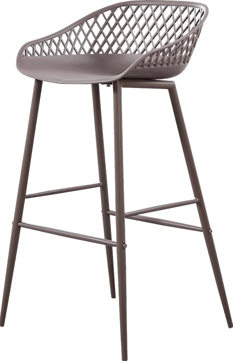 Belcross Gray Outdoor Barstool