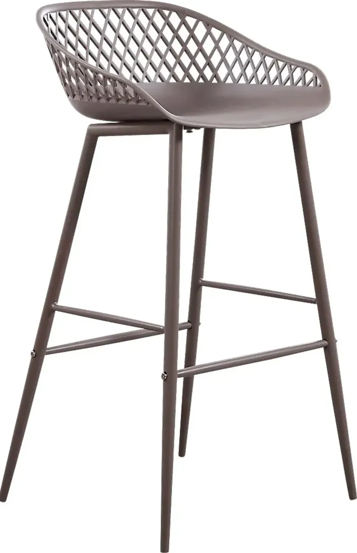 Belcross Gray Outdoor Barstool