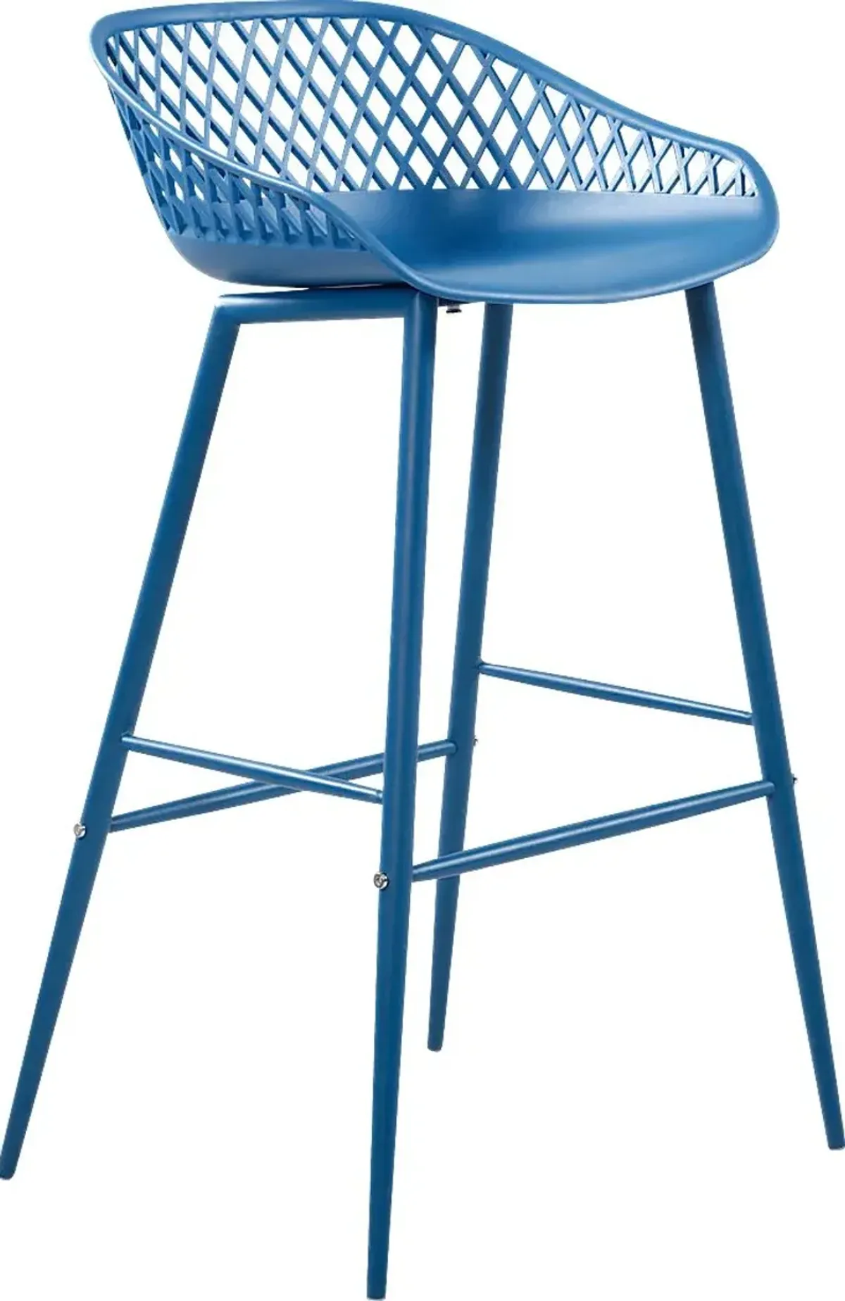 Belcross Blue Outdoor Barstool