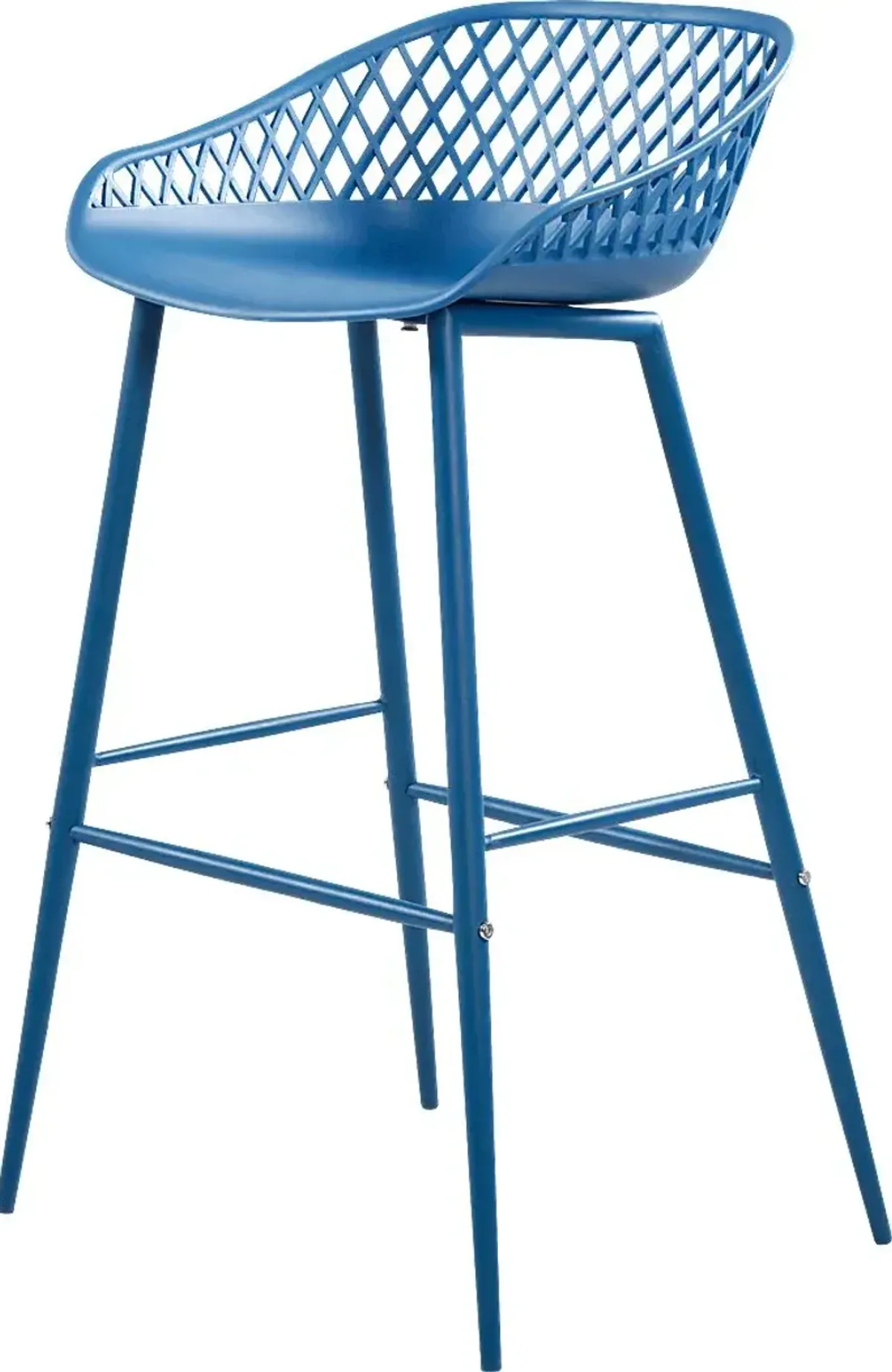 Belcross Blue Outdoor Barstool