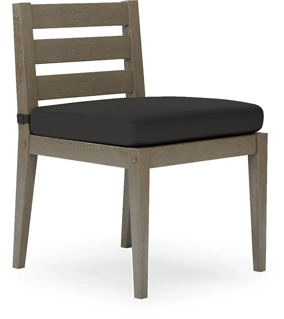 Lake Tahoe Gray 5 Pc Rectangle Outdoor Dining Set with Charcoal Cushions