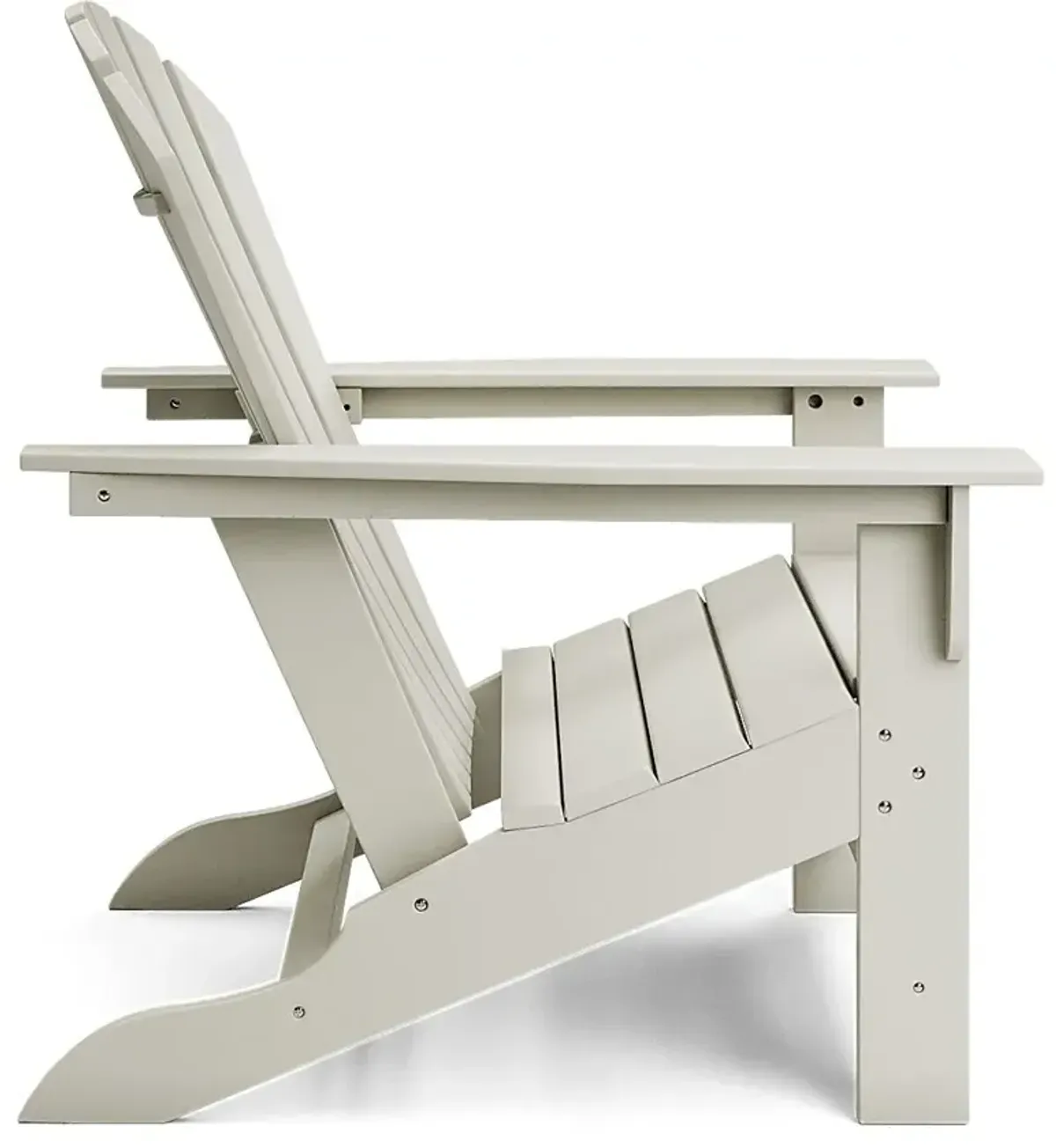 Addy White Outdoor Adirondack Chair, Set of 2