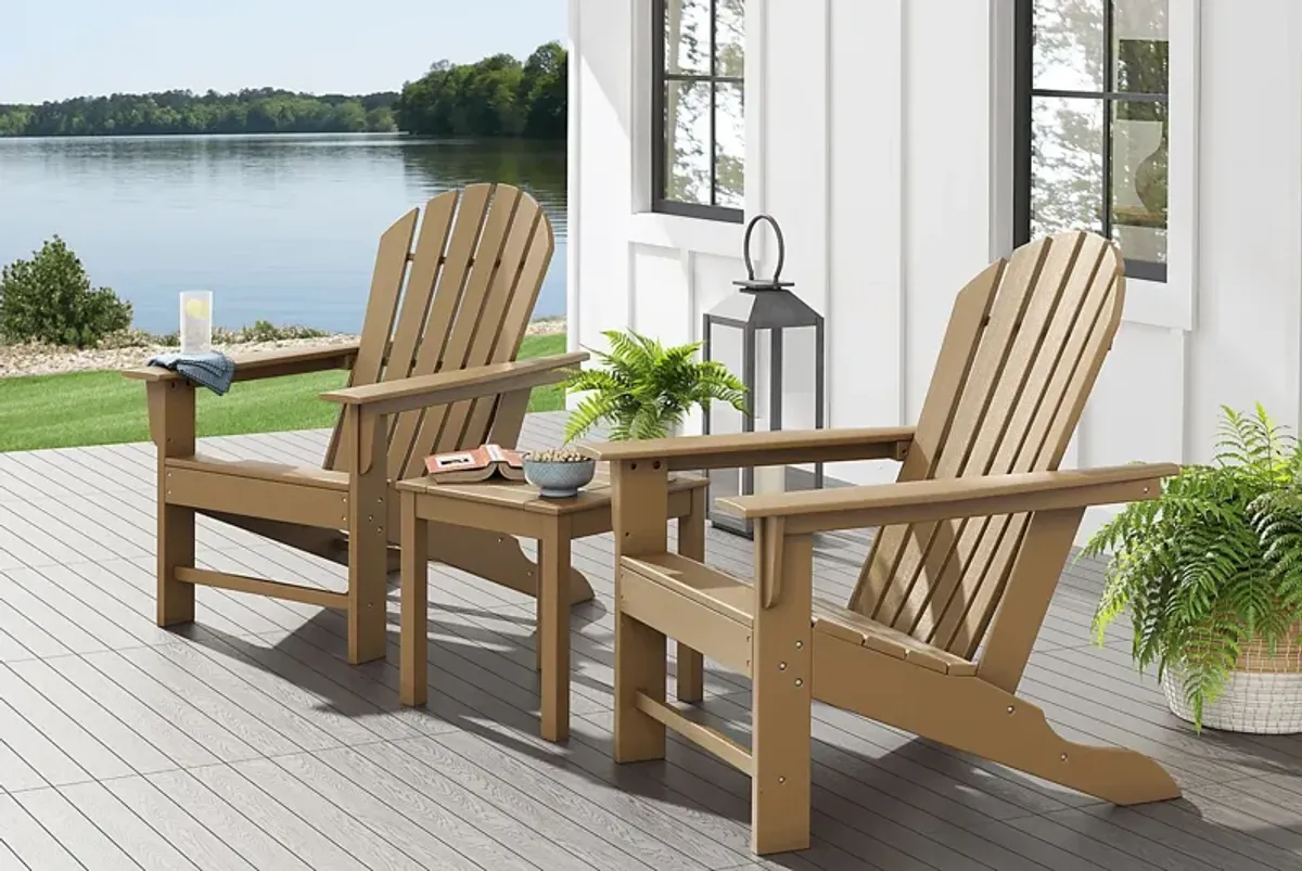 Addy Brown Outdoor Adirondack Chair, Set of 2