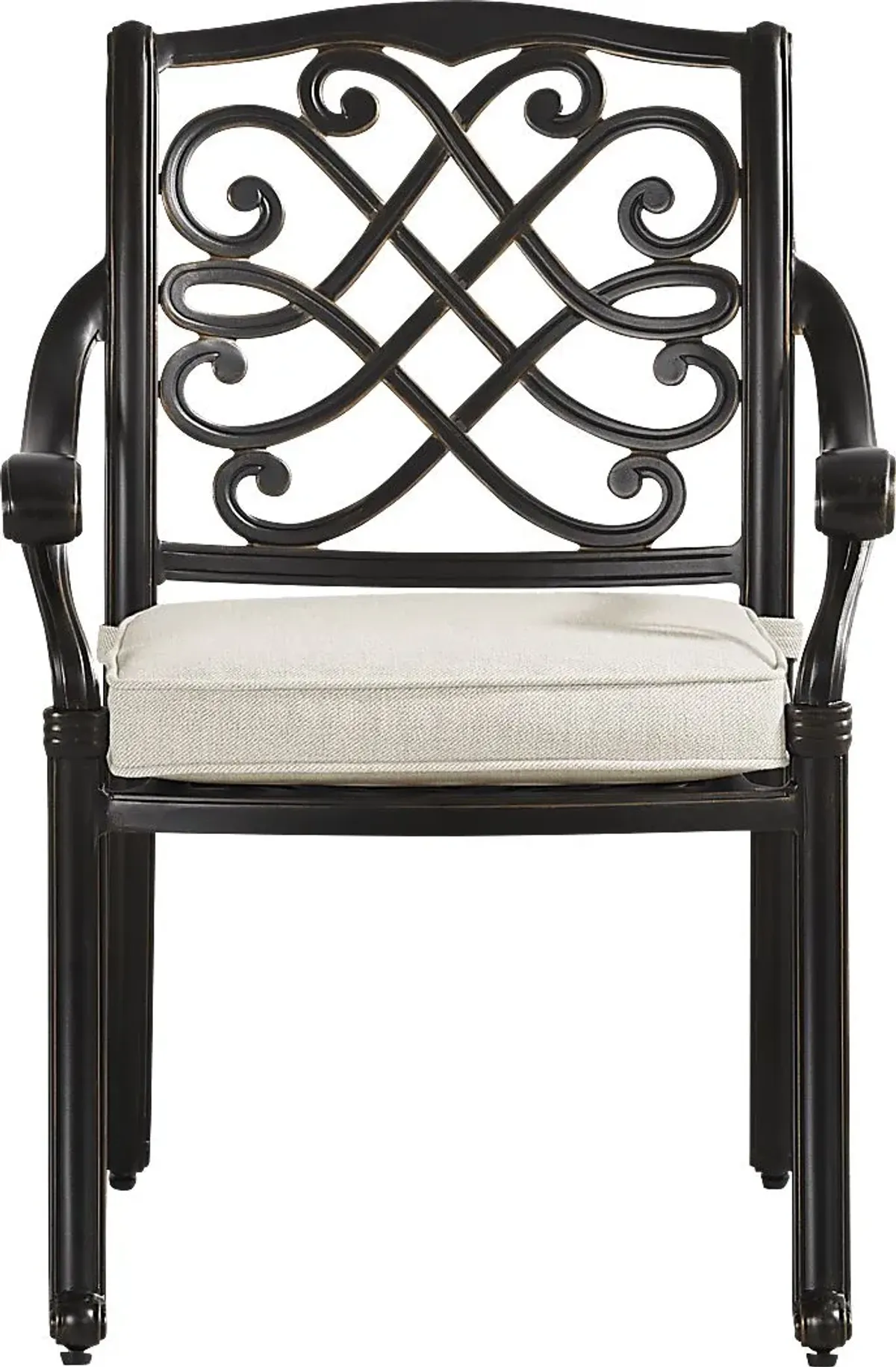 Carina Bronze 9 Pc 87-112 in. Rectangle Extension Outdoor Dining Set with Desert Cushions