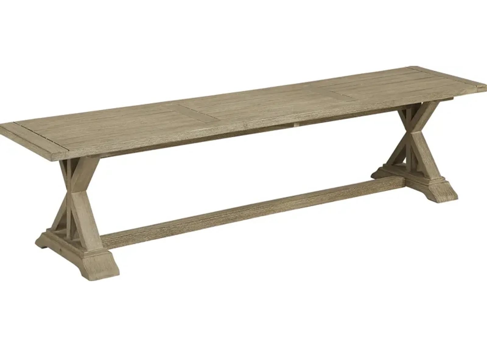 Siesta Key Light Wood Outdoor Dining Bench