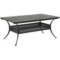 Cindy Crawford Home Lake Como Antique Bronze 72-102 in. Rectangle Outdoor Dining Table