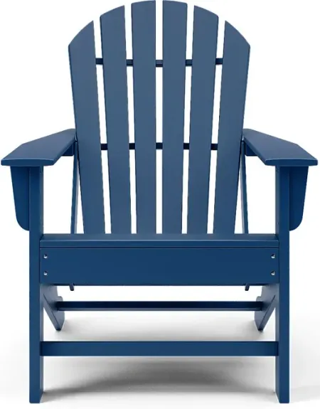 Addy Navy Outdoor Adirondack Chair