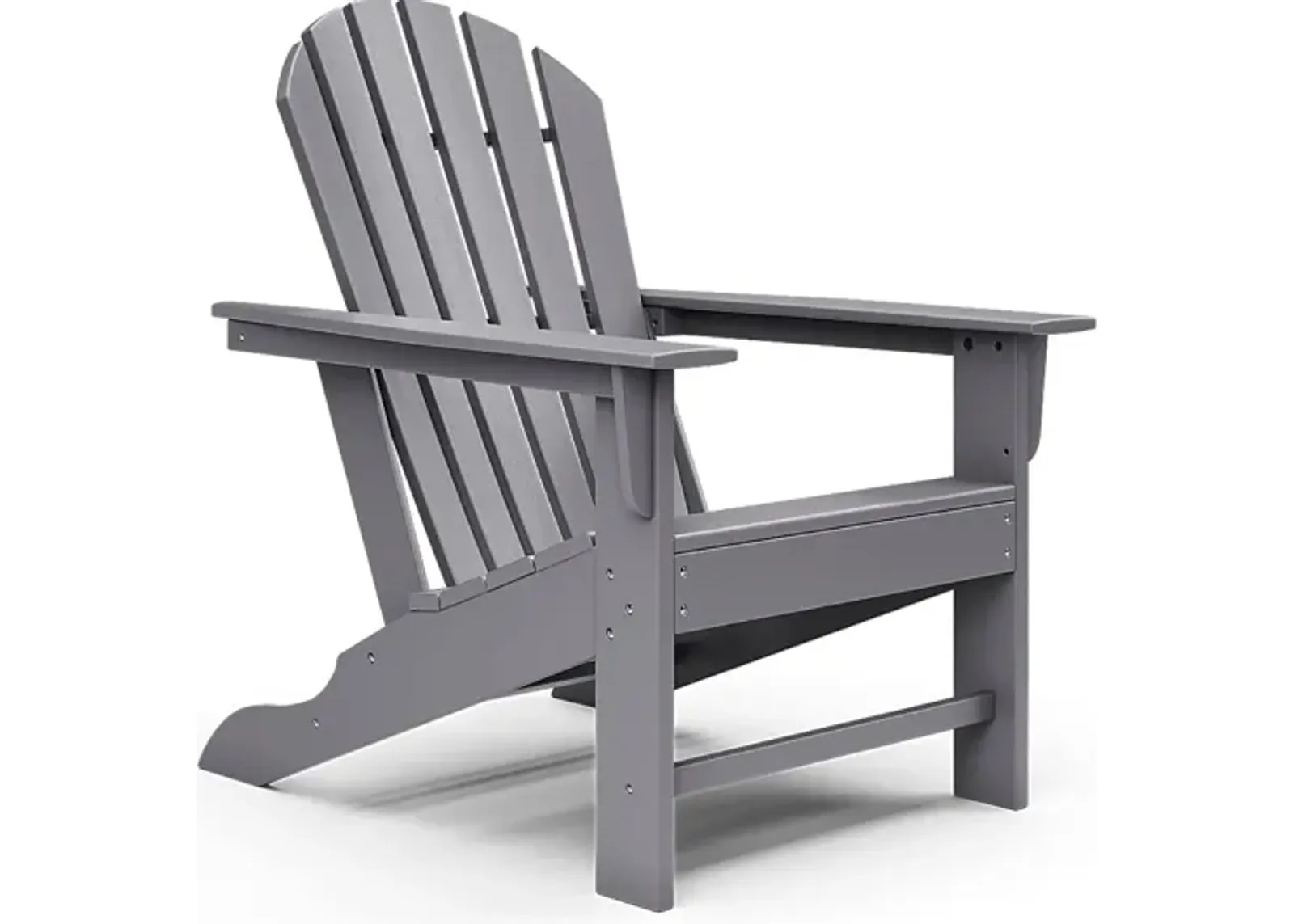 Addy Gray Outdoor Adirondack Chair