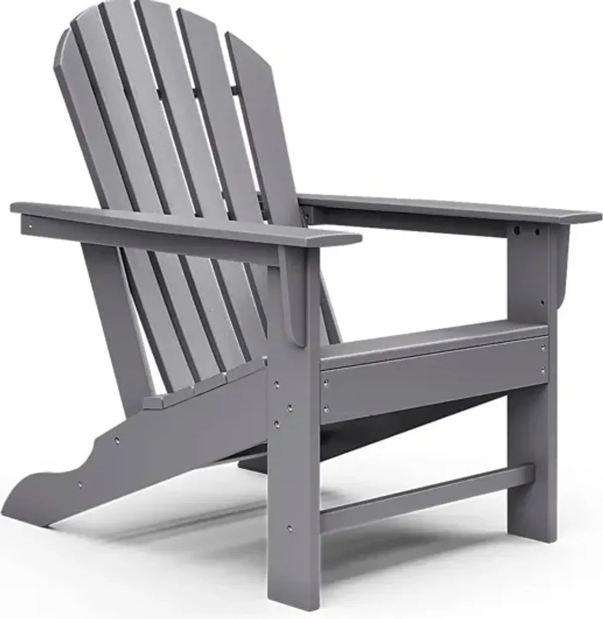 Addy Gray Outdoor Adirondack Chair