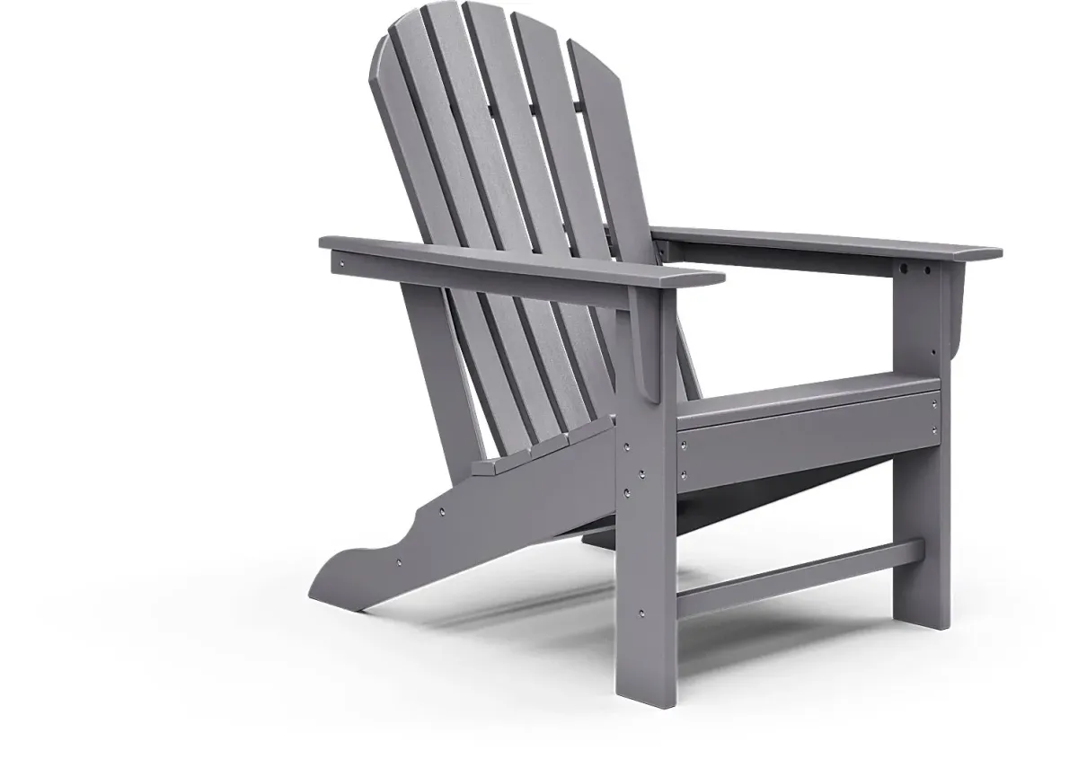 Addy Gray 5 Pc Round Outdoor Chat Seating Set