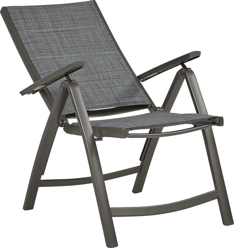 Ocean Tide Gray Outdoor Position Chair