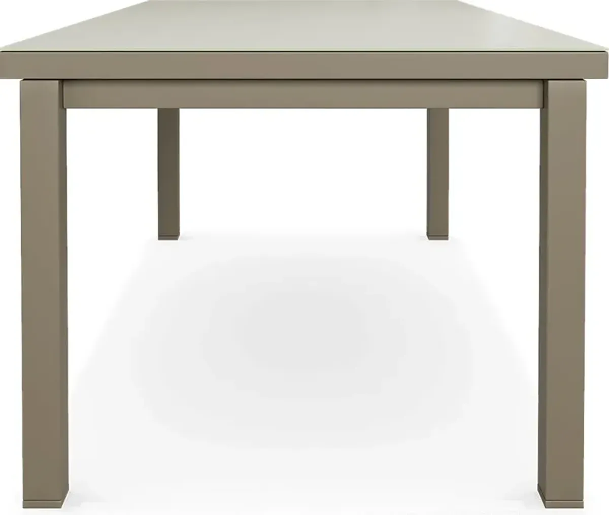 Solana Taupe 71-94 in. Rectangle Outdoor Dining Table