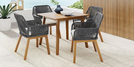 Tessere Natural Square Outdoor Dining Table