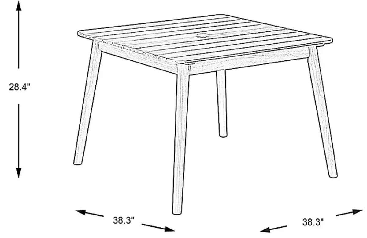 Nassau Square Outdoor Dining Table