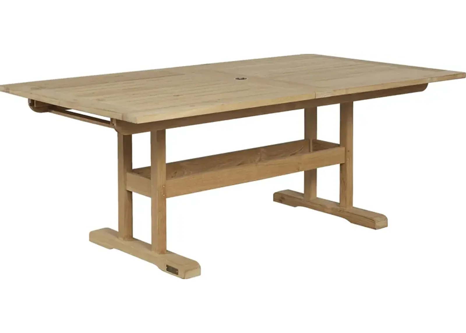 Pleasant Bay Teak Rectangle Extension Outdoor Dining Table