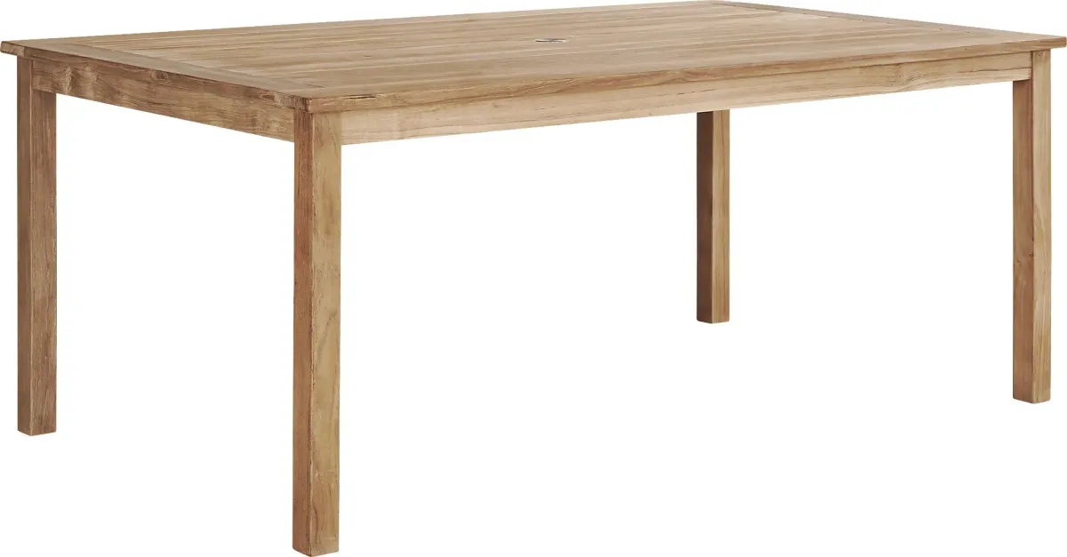Pleasant Bay Teak 5 Pc Rectangle Outdoor Dining Set