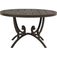 Lake Breeze Aged Bronze 48 in. Round Outdoor Dining Table