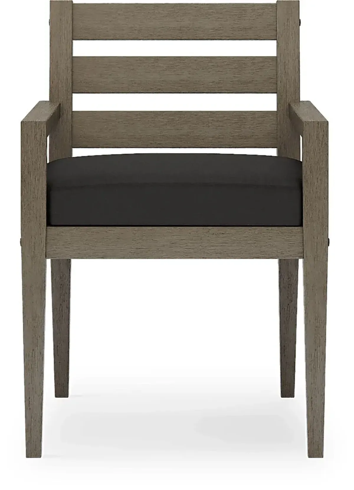Lake Tahoe Gray 5 Pc Square Outdoor Dining Set with Charcoal Cushions