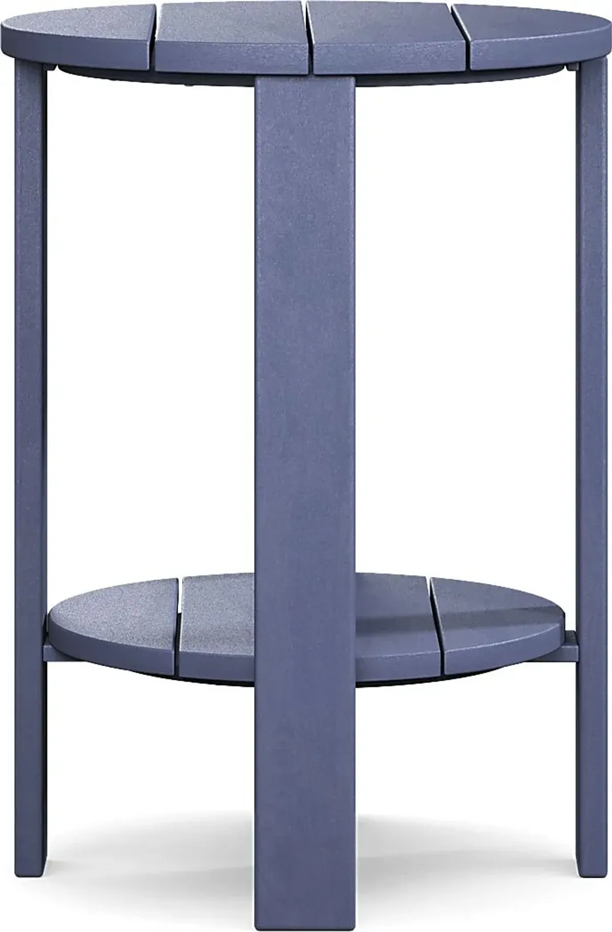 Addy Navy Outdoor Balcony Side Table