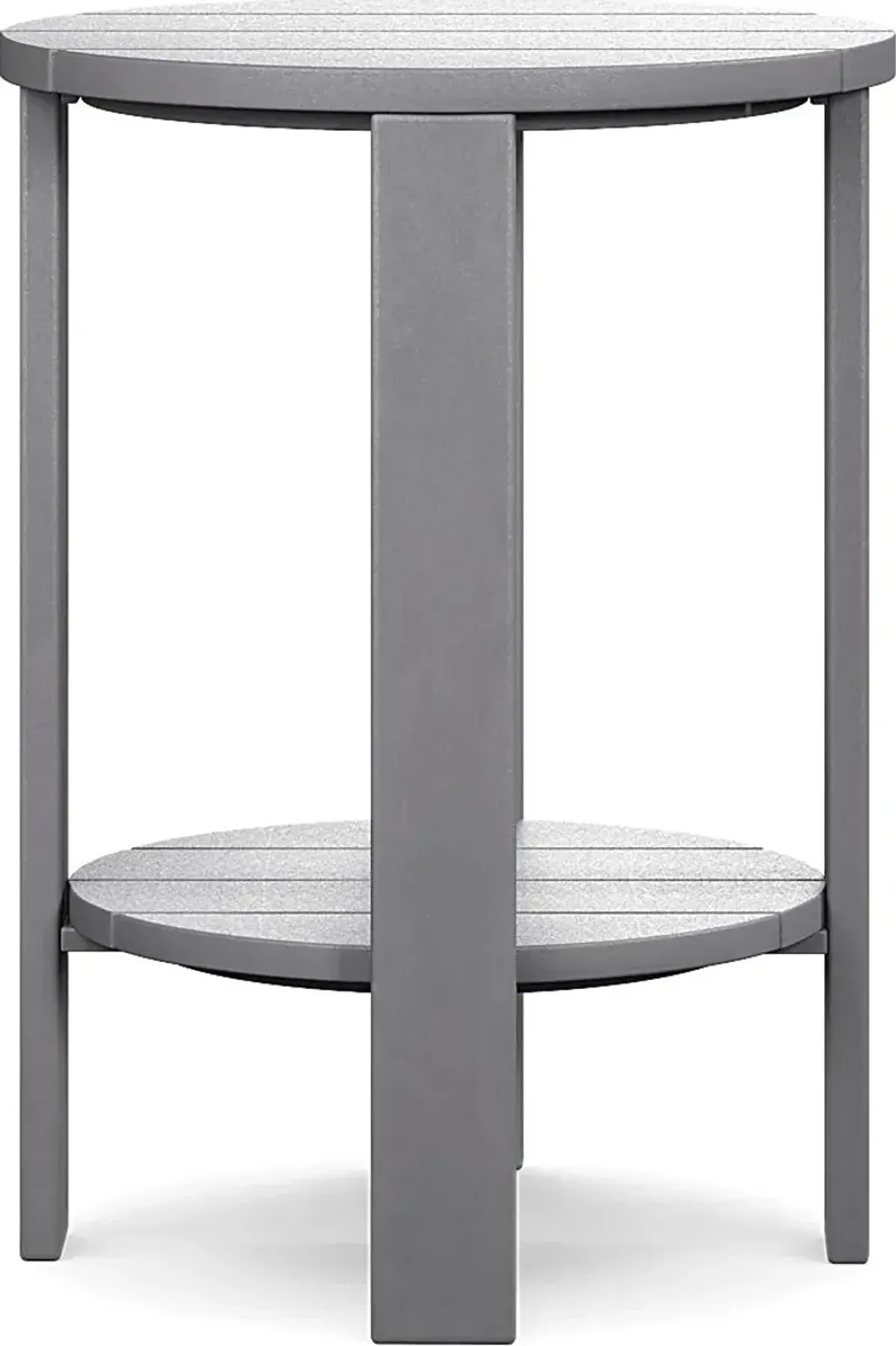 Addy Gray Outdoor Balcony Side Table