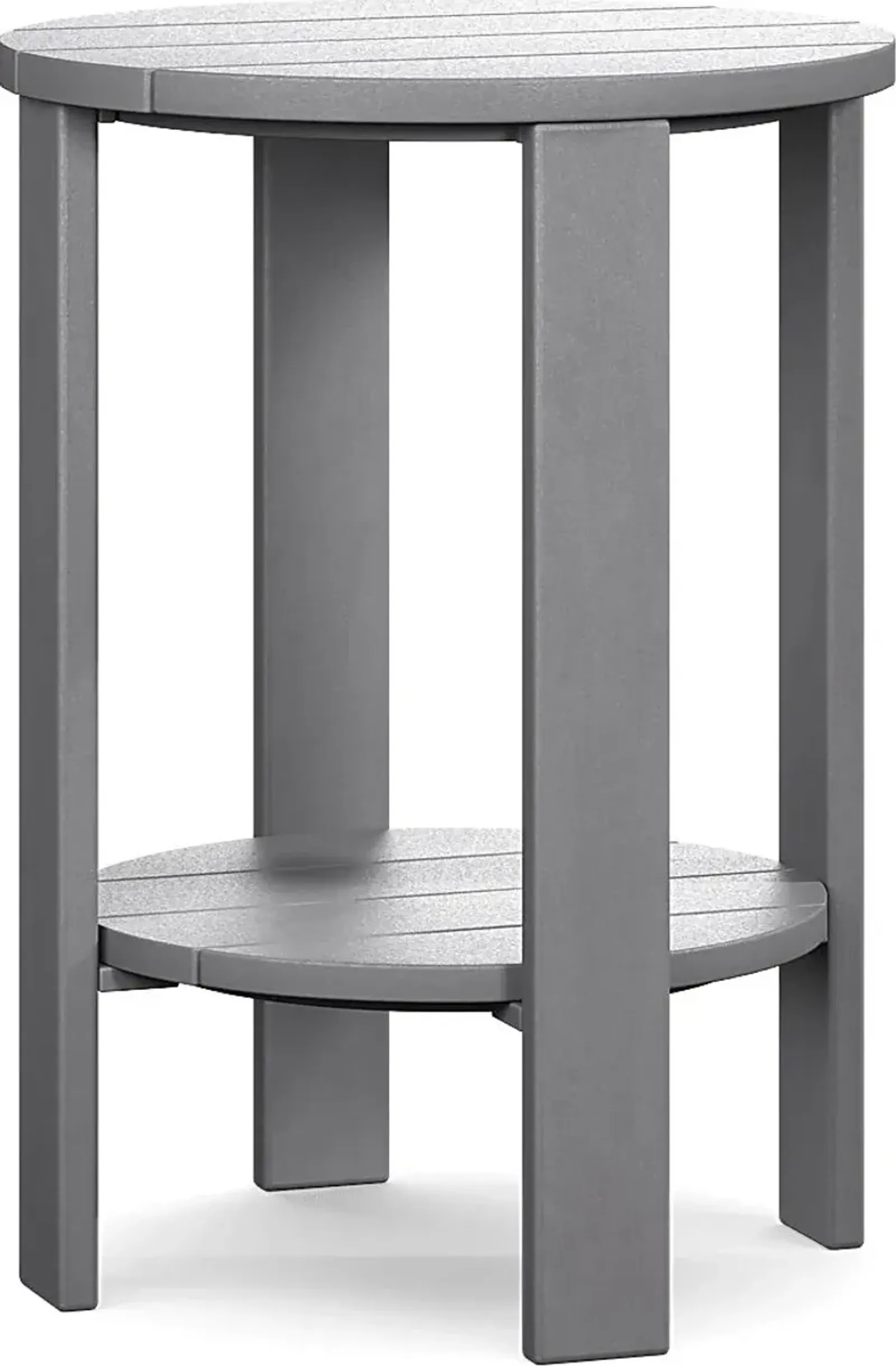 Addy Gray Outdoor Balcony Side Table