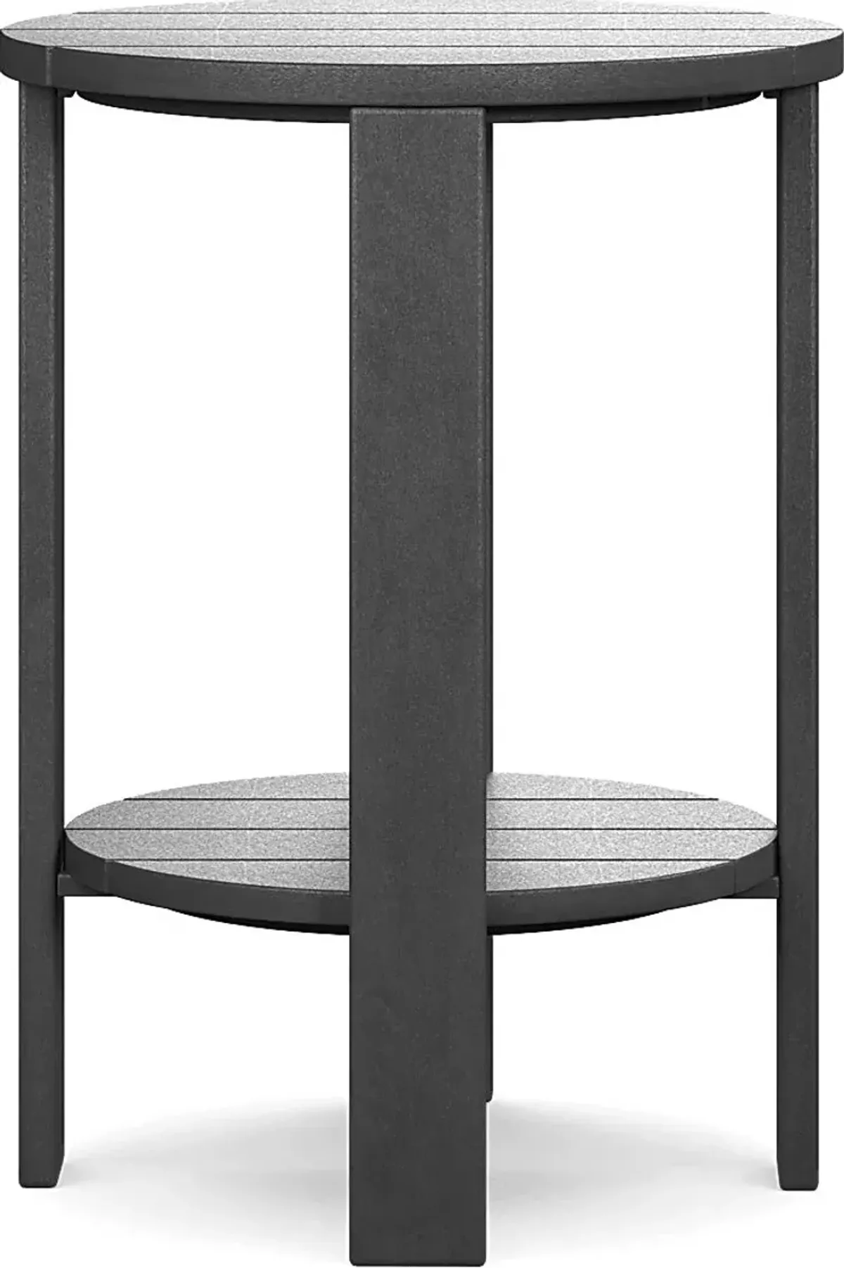 Addy Black Outdoor Balcony Side Table