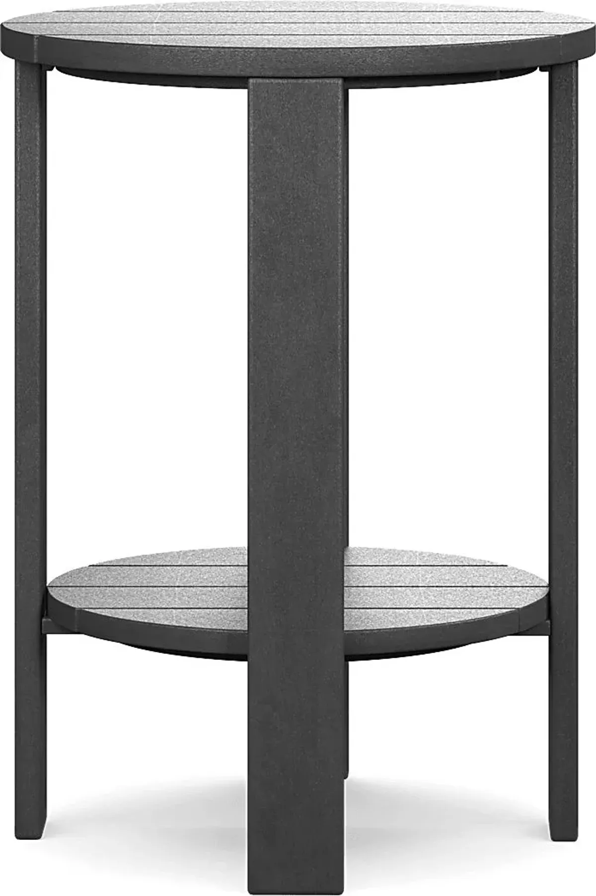 Addy Black Outdoor Balcony Side Table