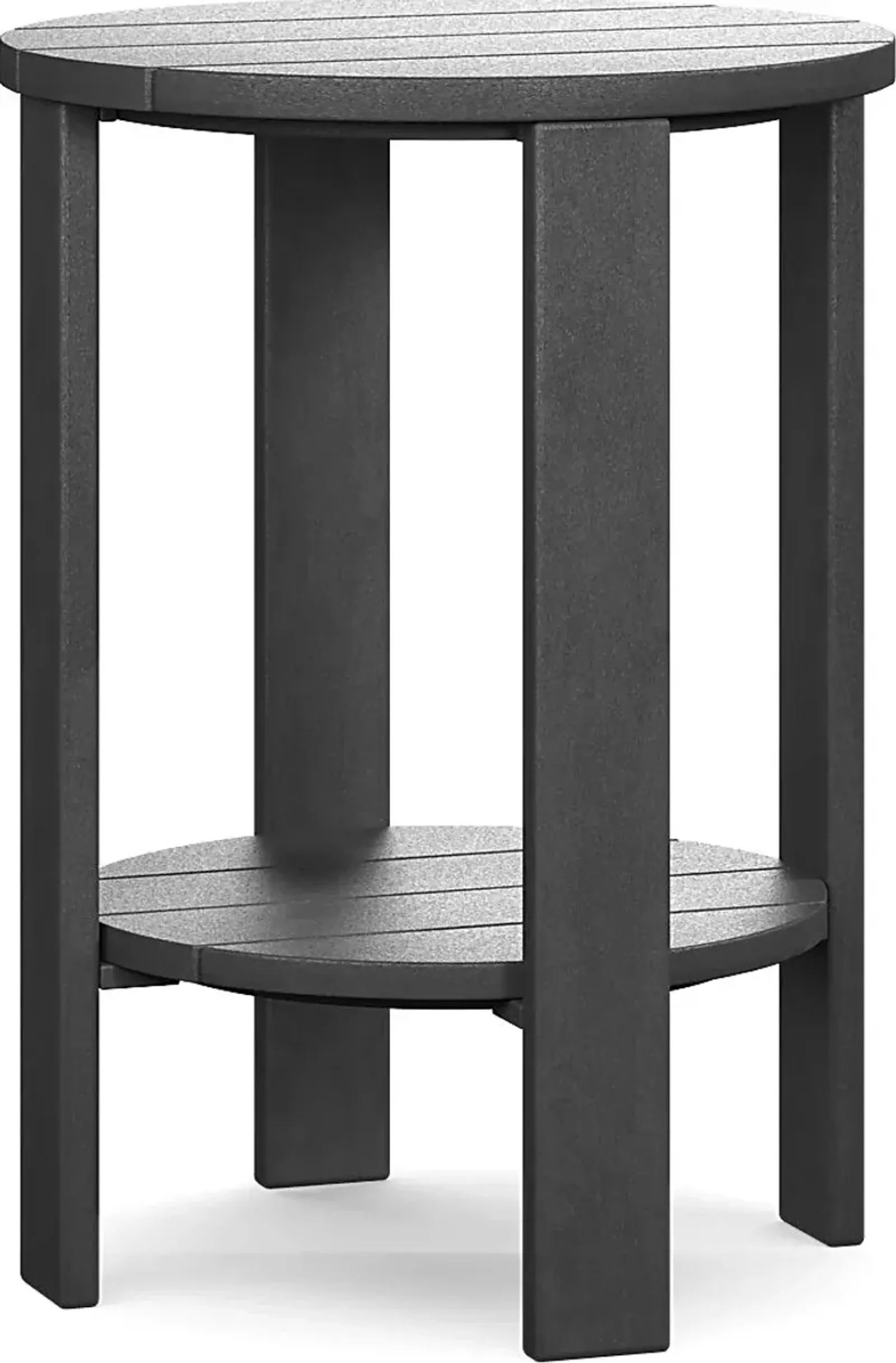 Addy Black Outdoor Balcony Side Table