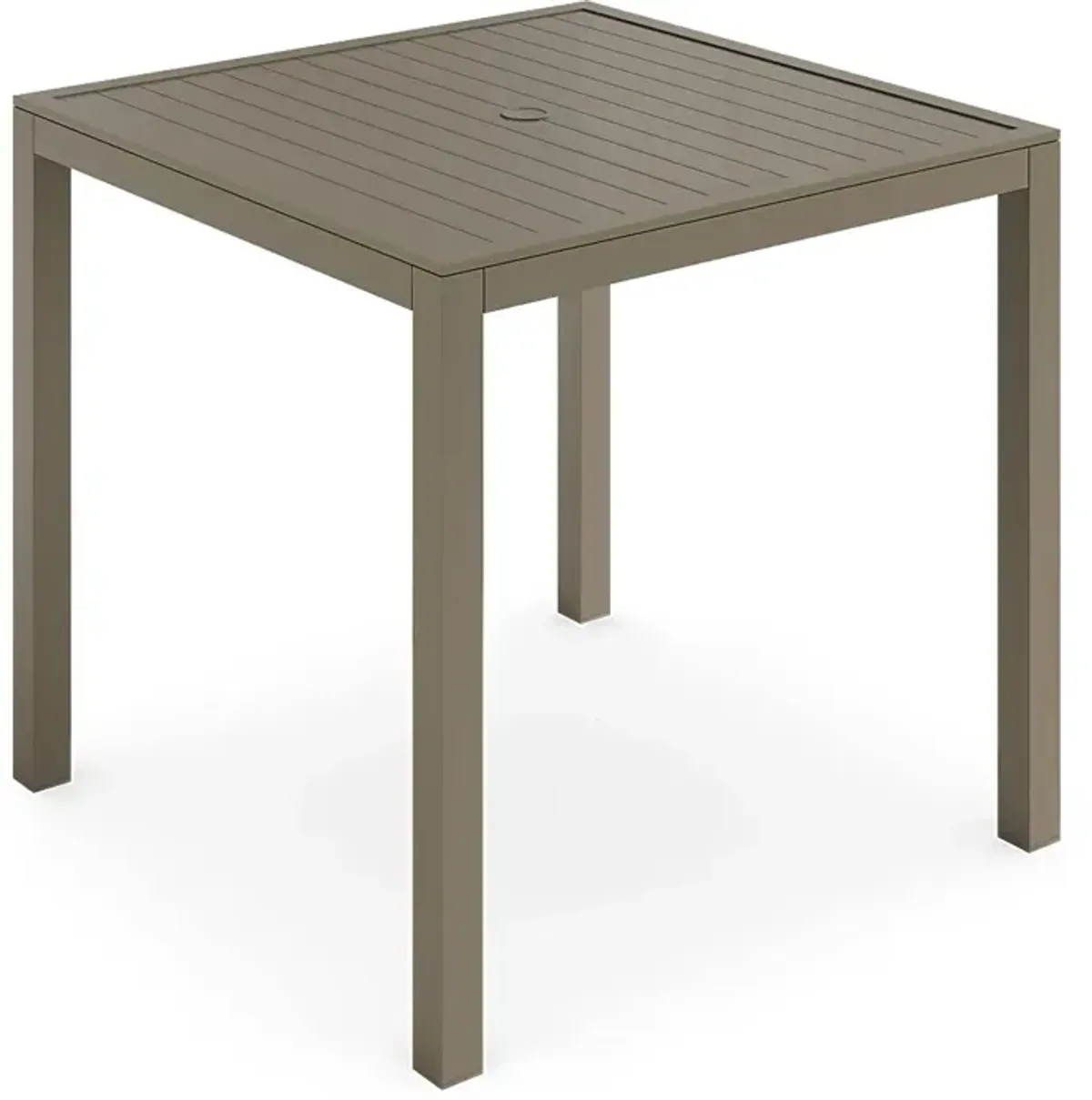 Solana Taupe 38 in. Square Balcony Outdoor Dining Table