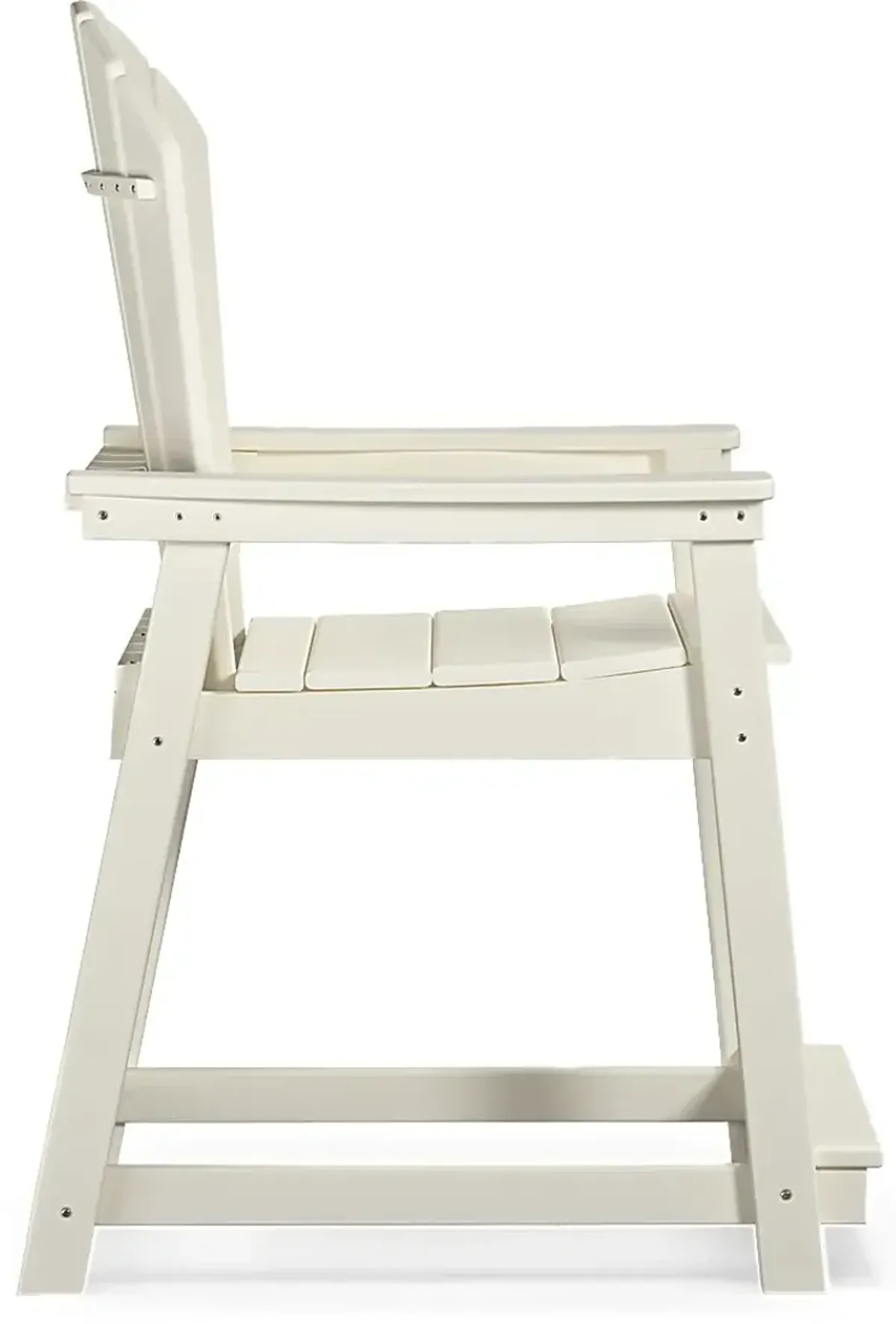 Addy White Outdoor Balcony Adirondack Stool