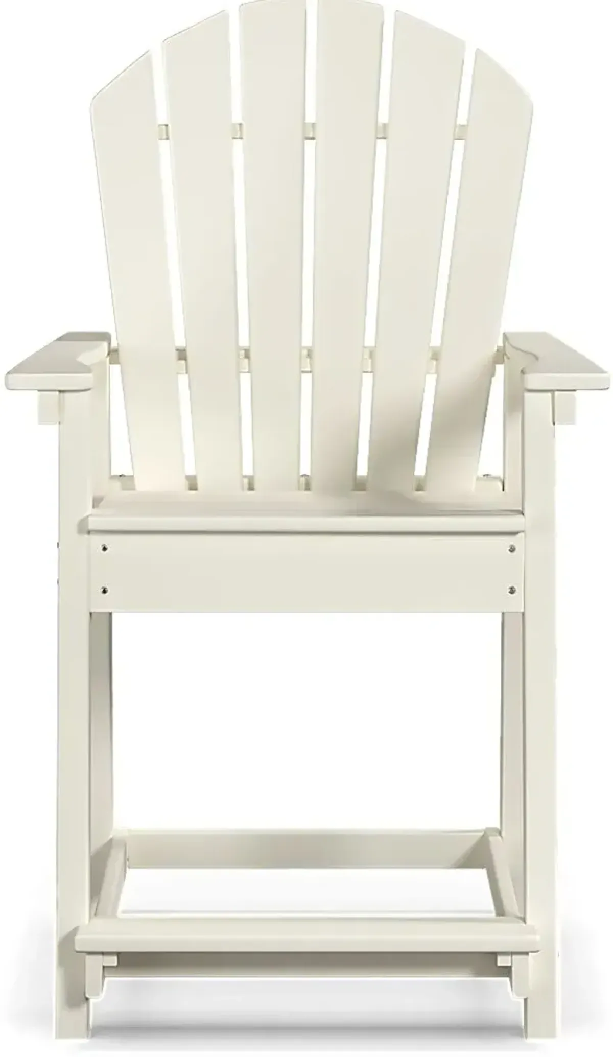 Addy White Outdoor Balcony Adirondack Stool