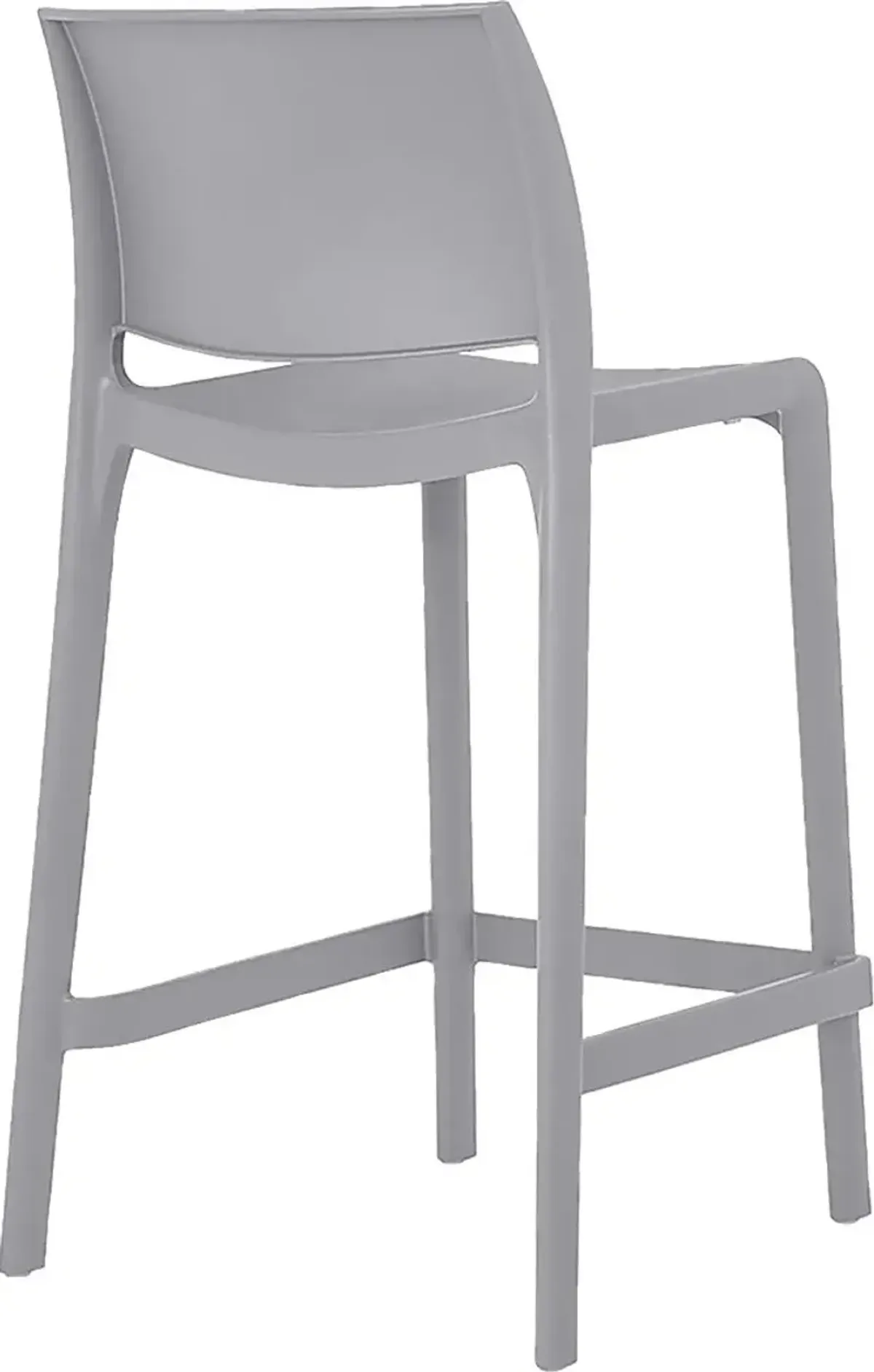 Outdoor Cayetana Gray Counter Stool, Set of 2