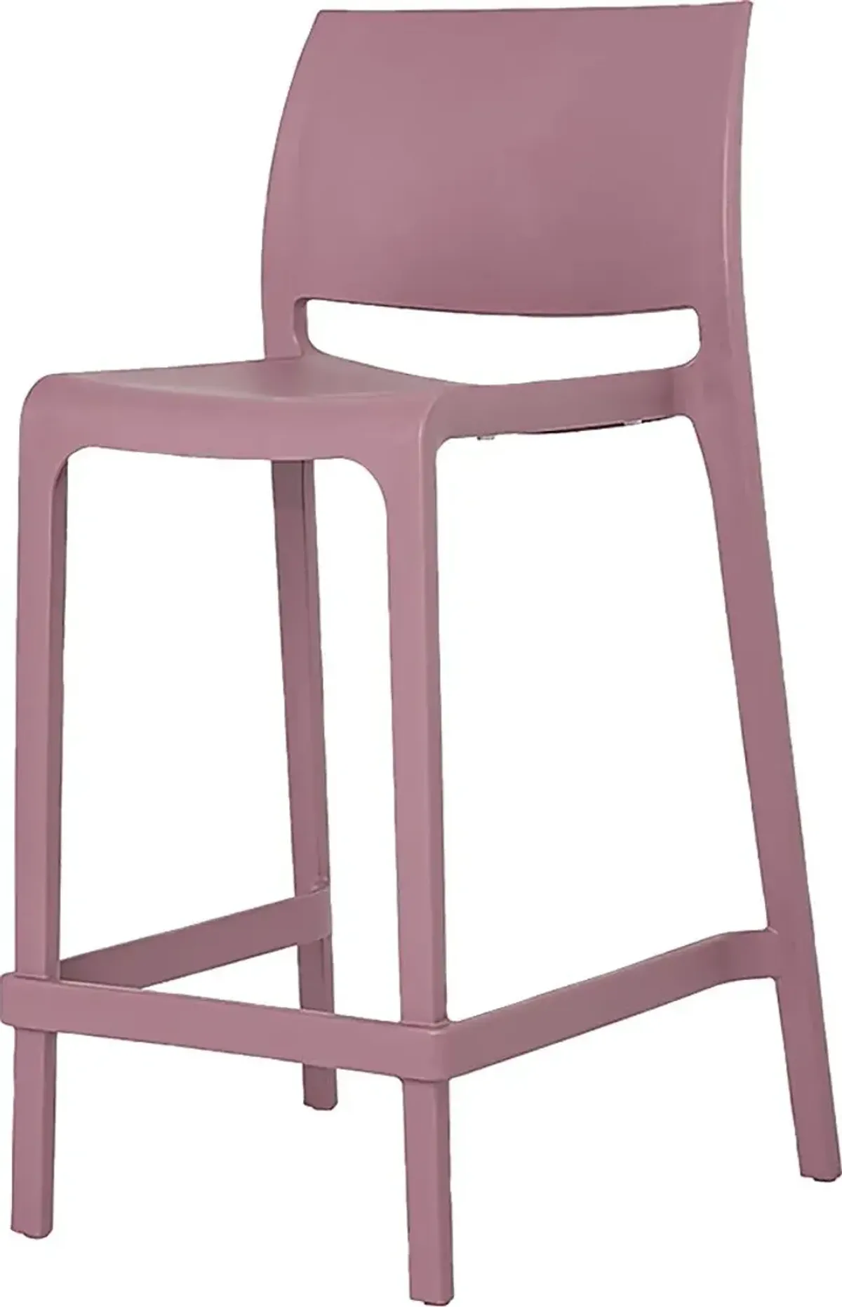 Outdoor Cayetana Purple Counter Stool, Set of 2