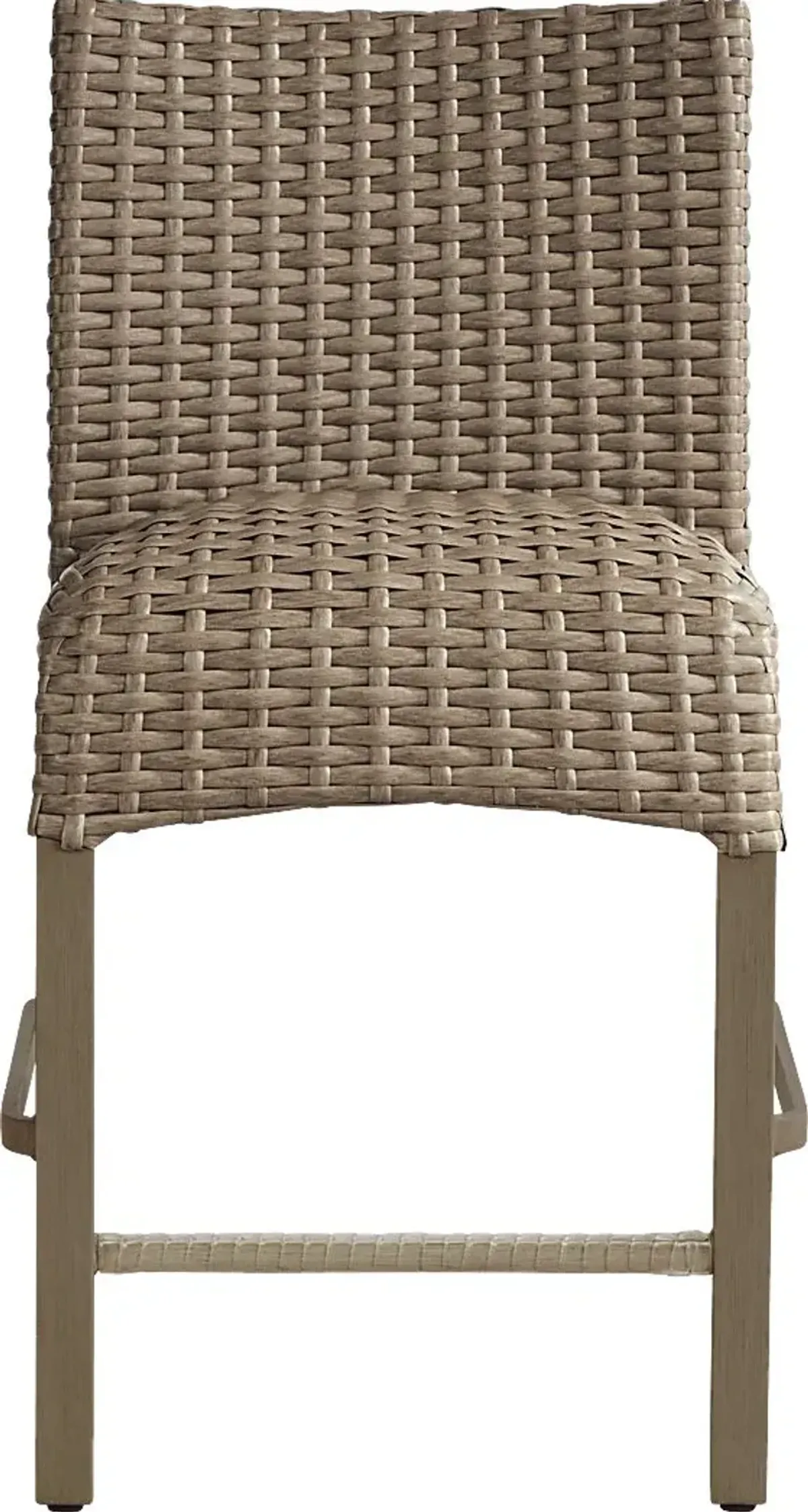 Siesta Key Gray Outdoor Balcony Stool