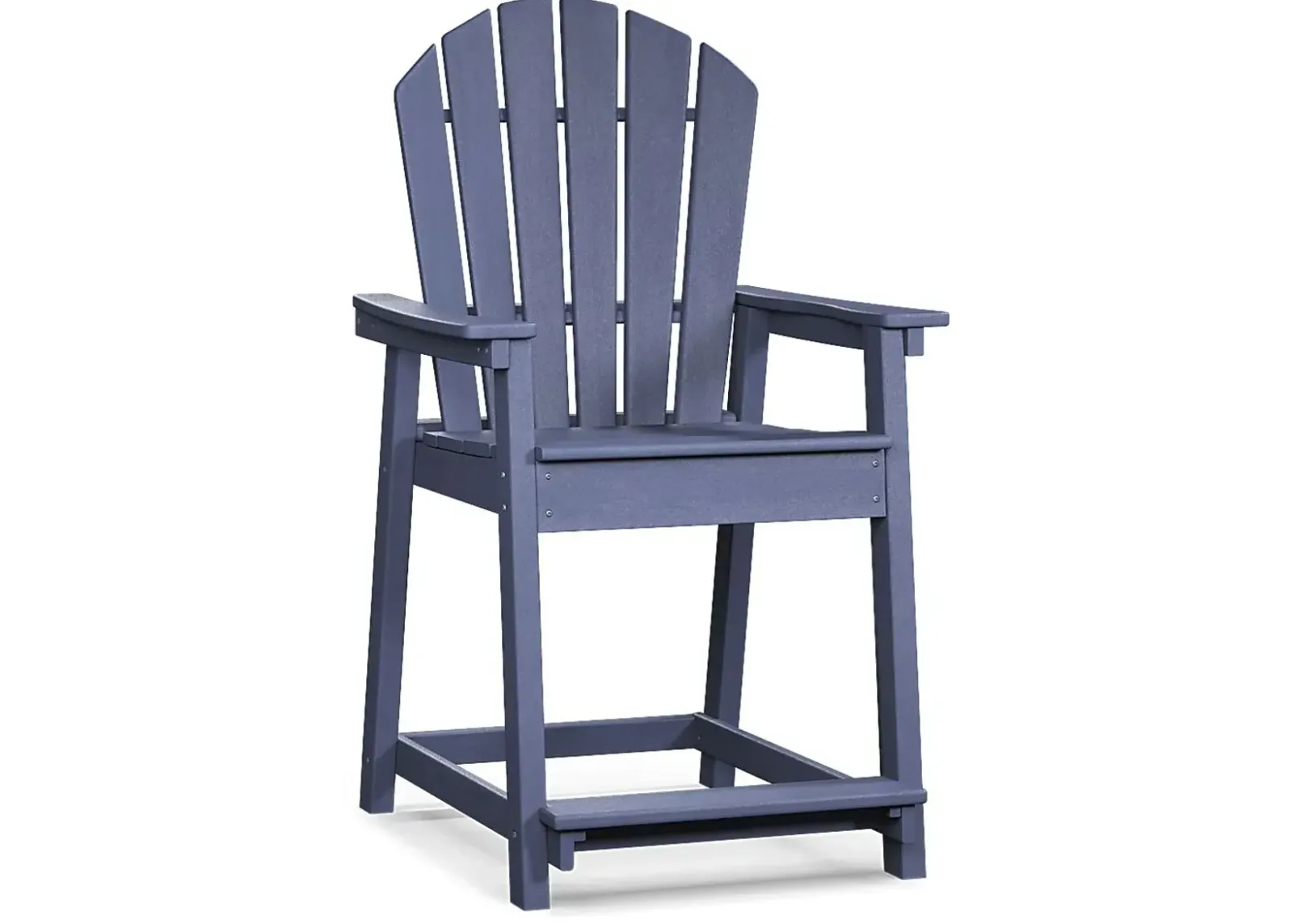 Addy Navy Outdoor Balcony Adirondack Stool